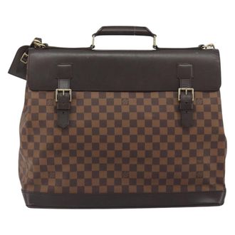 Louis Vuitton West End Centenaire Damier Brown Canvas Handbag (Pre-Owned)
