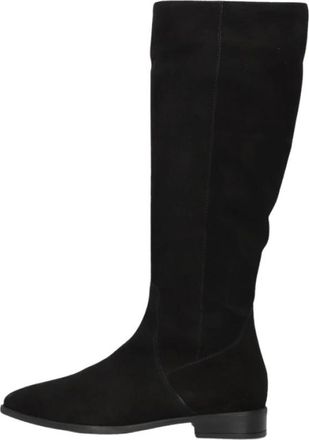 Stefano Lauran Elegante hoge laarzen voor stijlvolle vrouwen - Dames - Hoge Laarzen - Zwart - 37 EU - Wol - Schoenen