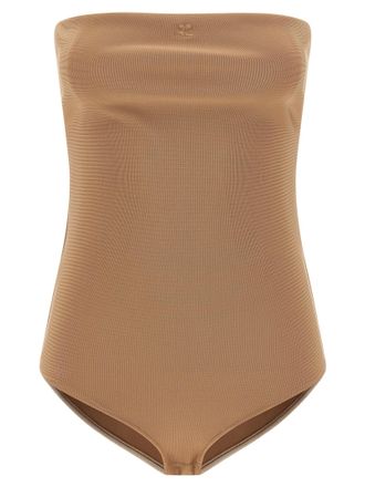 Courr&egrave;ges Womens Lingerie Bustier Bodysuit