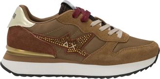 Sun 68 Stargirl Strass Logo - Dames - Sneakers - Bruin - 38 EU - Schoenen