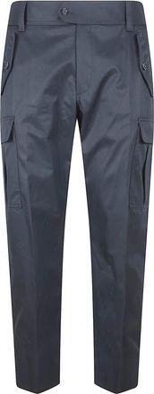 Alexander McQueen Cargo Broek - Heren - Straight fit broeken - Zwart - L - Katoen - Broeken