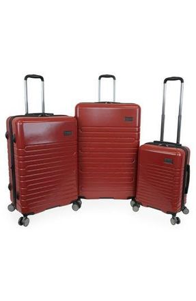Original Penguin Kith XL 3-Piece Luggage Set in Red Dahlia at Nordstrom Rack