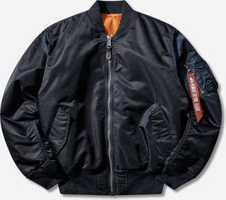 Alpha Industries MA-1 Heritage Bomber Jacket Rep Blue