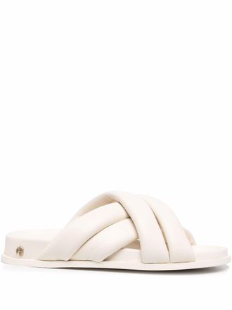 Anine Bing Lizzie crossover-strap sandals - Neutrals