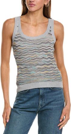 M Missoni Knit Wool-Blend Top