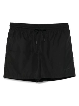 Gucci logo-print swim shorts - men - Polyamide - 52 - Black