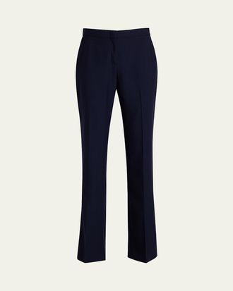 Another Tomorrow Merino Wool Classic Trousers