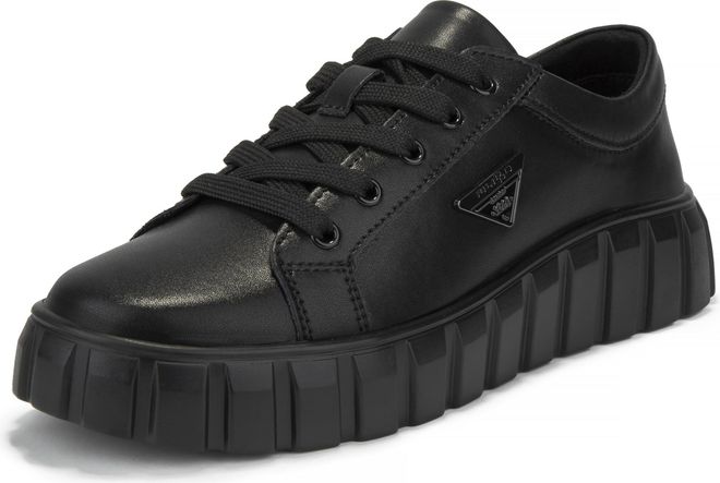 Damenschuhe Leder Halbschuh Damen Filippo Plateau Sneaker Damen