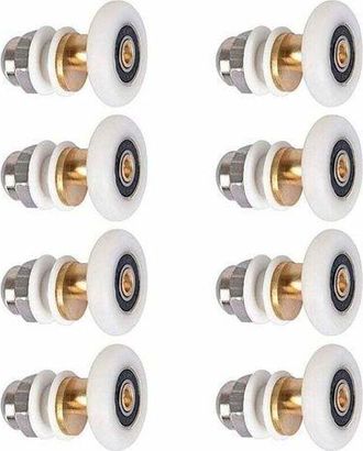 OEM Rodillos Para Puertas De Ducha, Rodillos Para Puertas Correderas, Poleas Para Puertas De Ducha, Ruedas De Repuesto, Di&aacute;metro De La Rueda: 27 Mm, 8 Pie