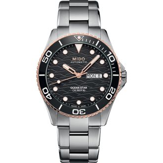 Mido Ocean Star 200C Automatic Bracelet Watch, 42.5mm in Black at Nordstrom