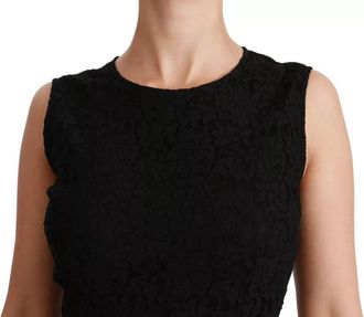 Dolce & Gabbana Black Lace Gown Bodycon Sheath STAFF Womens Dress (Pre-Owned)