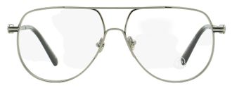 Moncler ML5202 Pilot Metal Eyeglasses - Silver