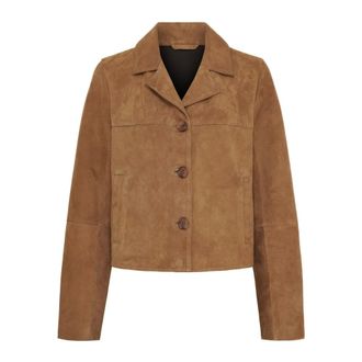 BTF-CPH Giacca in Pelle di Capra - - Jackets - Donna - Marrone - S