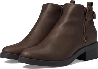 Life Stride Womens LifeStride Bonus Boots Chestnut Round Toe Block Heel Bootie RHS6699