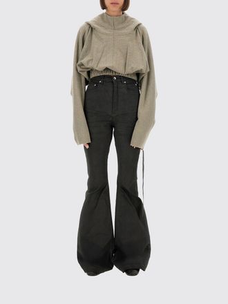 Rick Owens Felpa di cotone crop Rick Owens Drkshdw