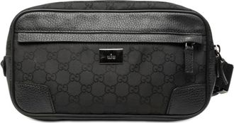 Gucci Pre-owned Belt Bags, female, Black, Size: ONE SIZE Pre-owned Casual Waist Bag