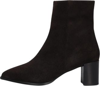 Notre-V Enkelboot - Dames - Laarzen met Hak - Bruin - 37 EU - Schoenen