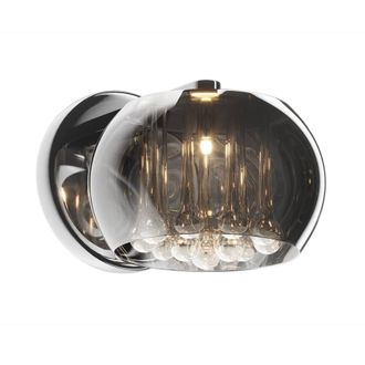 Netlighting Crystal Wall Lamp Chrome 1x G9 in Grey