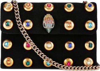 Kurt Geiger Medium Kensington Gems Convertible Shoulder Bag in Black at Nordstrom Rack