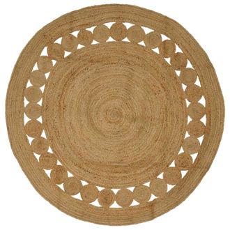 vidaXL Alfombras De &Aacute;rea Natural &Oslash; 210 Cm Yute Vidaxl