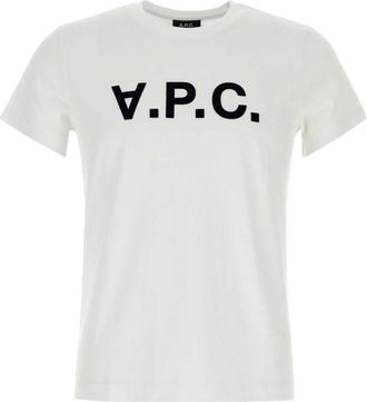 A.P.C. White Crew Neck T-Shirt