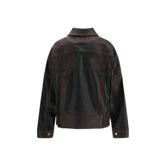 Golden Goose Womens Brown Viscose Bomber Clothing