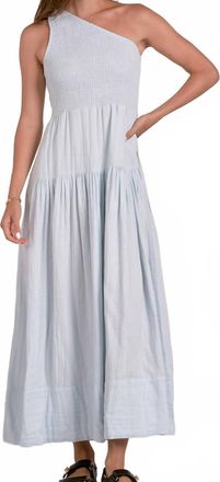 Elan Charlotte Maxi Dress In Light Blue