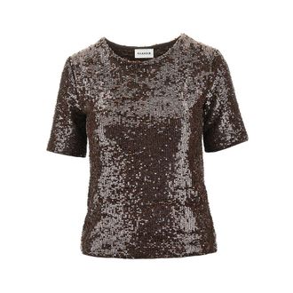 P.A.R.O.S.H. P. A.R. O.S. H. Sequinned top Woman S