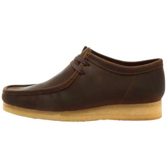 Clarks Wallabee Veterschoenen - Heren - Veterschoenen - Bruin - 42 EU - Leer - Schoenen