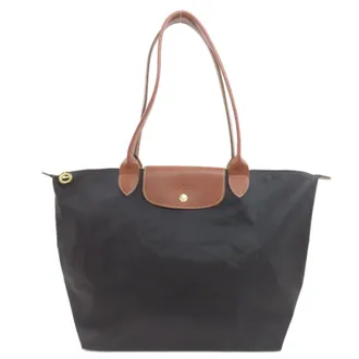 Longchamp Black Nylon Tote Bag (Pre-Owned)