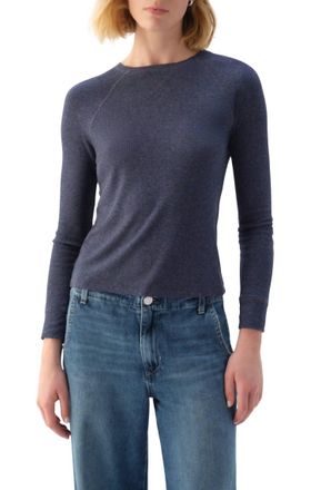 Amo Lovely Rib Tee In Neptune