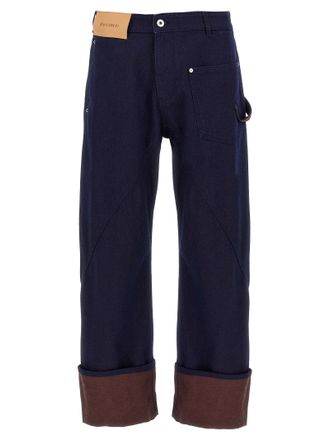 J.W.Anderson J.W.Anderson Turn Up Twisted Workwear Jeans