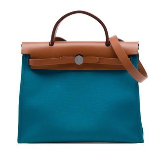 Herm&egrave;s Pre-owned Hermes Toile Herbag Zip 31 Ladies EZVKSRDJDB5FG40U