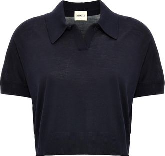 Khaite Blue Morgane top