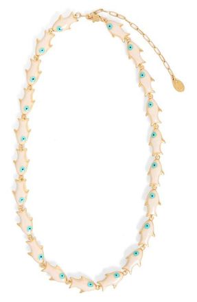 Clare Vivier Sardine Necklace in Cream at Nordstrom