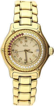 Ebel Pre-owned Ebel Ebel Discovery Champagne Dial Ladies Watch 139