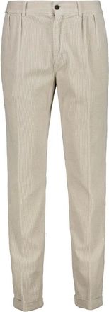 04651/ Broeken, Heren, Beige, L, Slim-fit Broek