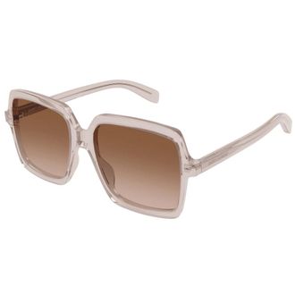 Saint Laurent SL 174 Sunglasses - female - Saint Laurent - Sunglasses - Beige - 56 MM - Accessories