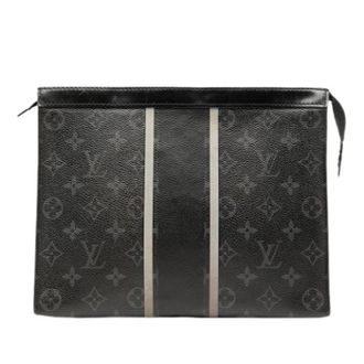 Louis Vuitton Pre-owned Clutches, female, Black, Size: ONE SIZE Pre-owned Vintage Canvas Clutch