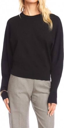 Karen Kane Dolman Sleeve Sweater In Black