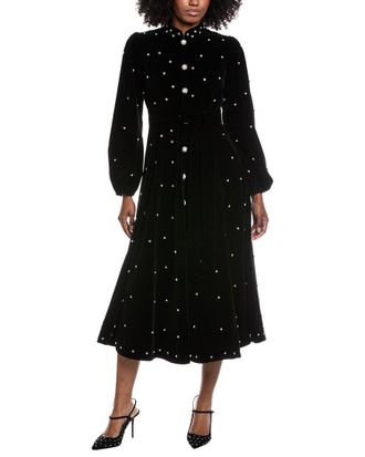 Beulah Velvet Midi Dress