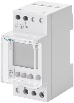 SIEMENS Programador Horario Digital Negro Siemens 7lf4521-0