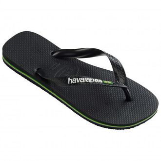 Havaianas Brasil Logo Sandalen - Unisex | schwarz