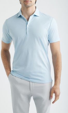 Johnnie-O Elba Top Shelf Cotton Blend Piqu&eacute; Polo in Airy Blue at Nordstrom, Size Xx-Large