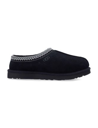 UGG Tasman Leather Suede Shearling Mules