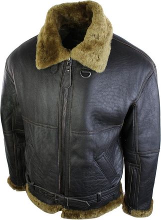 TruClothing Sheepskin Flying Pilot Jacket