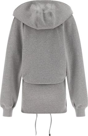 The Attico Womens Gray Cotton Short Dress