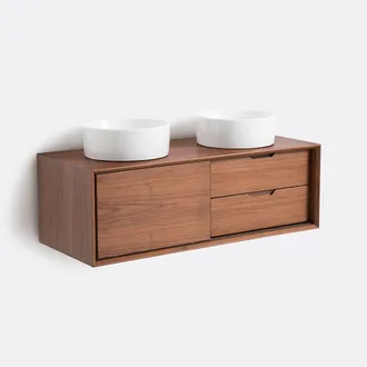 La Redoute Interieurs Hangende wastafel L120 cm, Noyeto