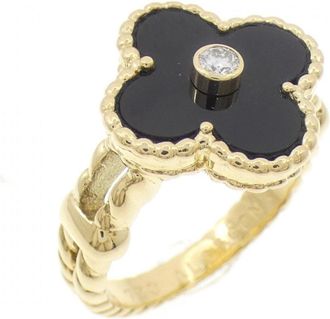 Van Cleef & Arpels Yellow Gold Yellow Gold (18K) Band Ring (Pre-Owned)