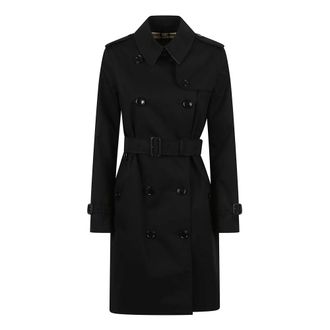 Burberry Dames, Mantels, Zwart, Maat: 3XS Katoen